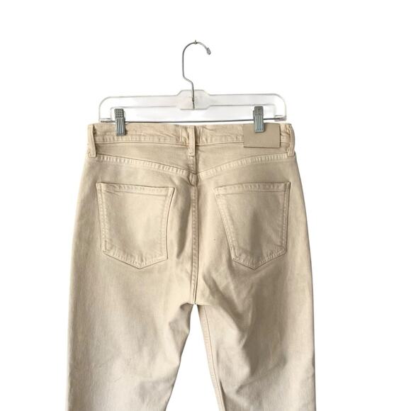 Citizens of Humanity Isola Cropped Boot Almondette Cream Jeans size 28 - Picture 6 of 10